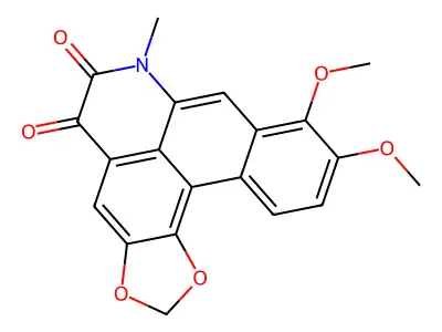 4,5-Dioxodehydrocrebanine structure
