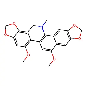 Dihydromacarpine structure