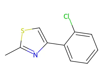 4-(2-Chlorophenyl)-2-methylthiazole structure