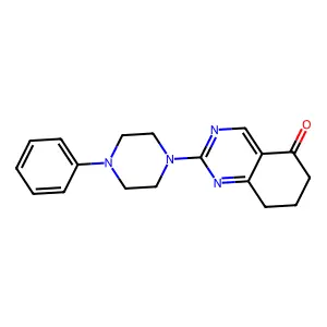 2-(4-phenylpiperazin-1-yl)-7,8-dihydroquinazolin-5(6H)-one structure