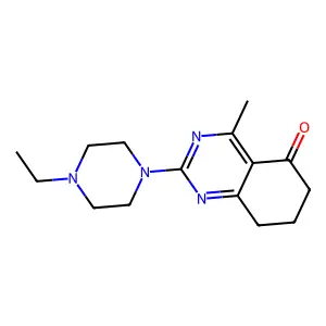 2-(4-ethylpiperazin-1-yl)-4-methyl-7,8-dihydroquinazolin-5(6H)-one structure