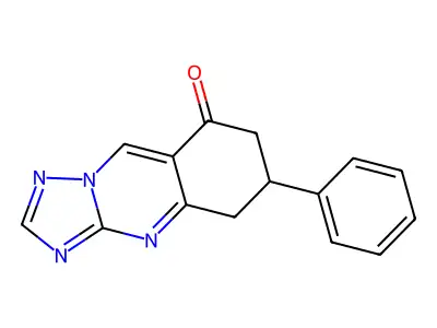 6-phenyl-6,7-dihydro[1,2,4]triazolo[5,1-b]quinazolin-8(5H)-one structure