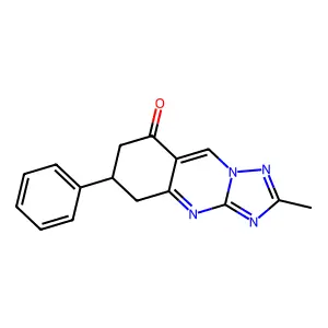 2-methyl-6-phenyl-6,7-dihydro[1,2,4]triazolo[5,1-b]quinazolin-8(5H)-one structure