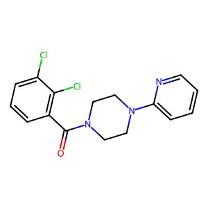 (2,3-Dichlorophenyl)-(4-pyridin-2-ylpiperazin-1-yl)methanone structure