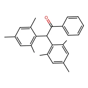 Ethanone, 1-phenyl-2,2-bis(2,4,6-trimethylphenyl)- structure