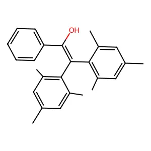 Ethenol, 1-phenyl-2,2-bis(2,4,6-trimethylphenyl)- structure