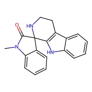 1'-methyl-2,3,4,9-tetrahydrospiro[beta-carboline-1,3'-indol]-2'(1'H)-one structure
