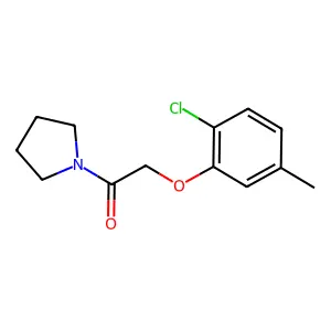 2-(2-Chloro-5-methylphenoxy)-1-(1-pyrrolidinyl)ethanone structure