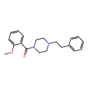 1-(2-Methoxybenzoyl)-4-(2-phenylethyl)piperazine structure