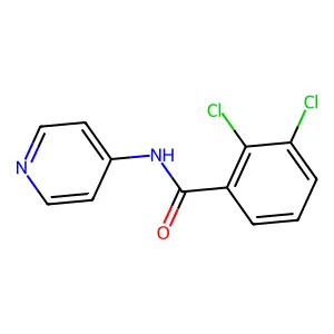 2,3-dichloro-N-(pyridin-4-yl)benzamide structure