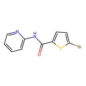 5-bromo-N-(pyridin-2-yl)thiophene-2-carboxamide structure