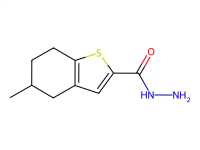 5-Methyl-4,5,6,7-tetrahydro-1-benzothiophene-2-carbohydrazide structure