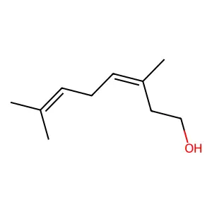 3,7-Dimethyl-3,6-octadien-1-ol structure