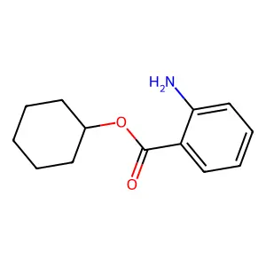Cyclohexyl anthranilate structure