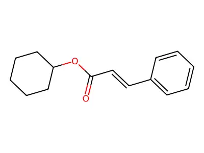 Cyclohexyl 3-phenylprop-2-enoate structure