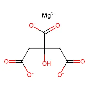 1,2,3-propanetricarboxylic acid, 2-hydroxy-, magnesium salt structure