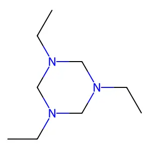 1,3,5-Triethylhexahydro-1,3,5-triazine structure