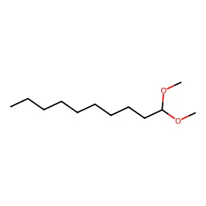 Decanal dimethyl acetal structure