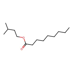 Isoamyl nonanoate structure