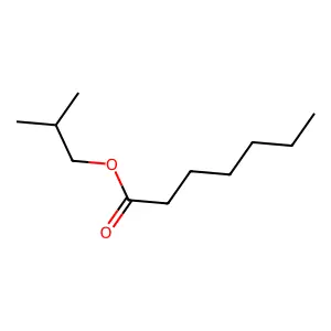 庚酸异丁酯 structure