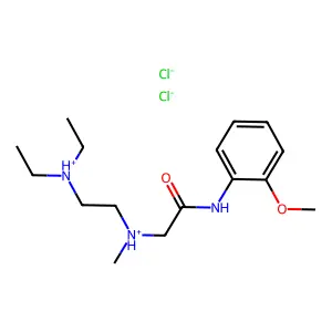 o-Acetanisidide, 2-(2-(diethylamino)ethyl)methylamino-, dihydrochloride structure