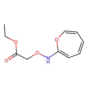 Ethyl 2-(oxepin-2-ylamino)oxyacetate structure