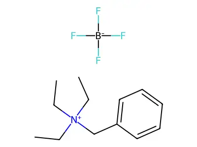 Benzyltriethylammonium tetrafluoroborate structure