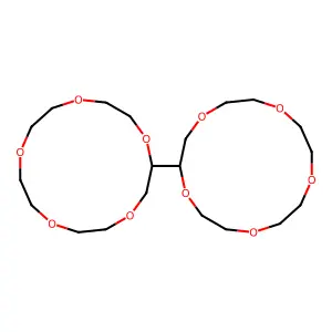 2-(1,4,7,10,13-Pentaoxacyclopentadec-2-yl)-1,4,7,10,13-pentaoxacyclopentadecane structure