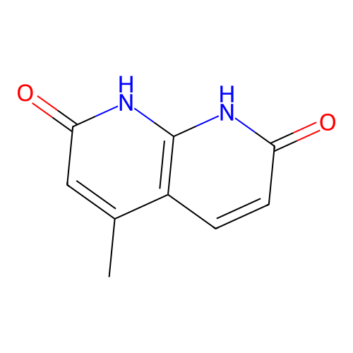 4-Methyl-1,8-naphthyridine-2,7-diol structure