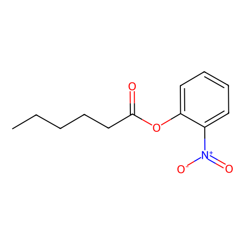 2-Nitrophenyl hexanoate structure