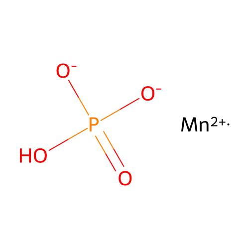 Manganese phosphate, dibasic structure