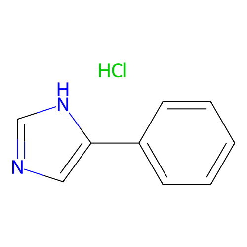 Imidazole, 4-phenyl-, hydrochloride structure
