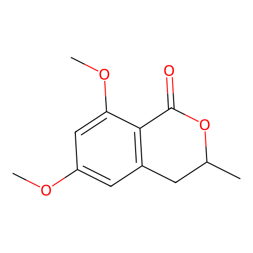 6,8-Dimethoxy-3-methyl-3,4-dihydroisocoumarin structure