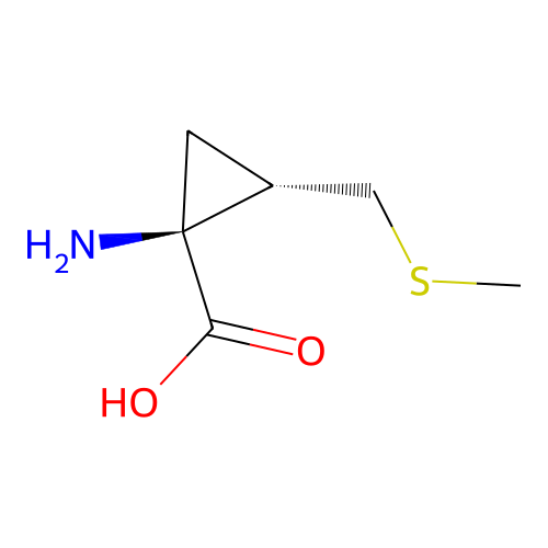 2,3-Methanomethionine structure