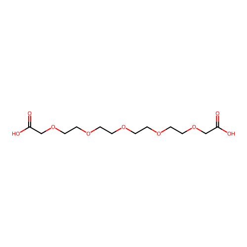 3,6,9,12,15-Pentaoxaheptadecanedioic acid structure