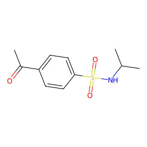 4-Acetyl-N-(propan-2-YL)benzene-1-sulfonamide structure