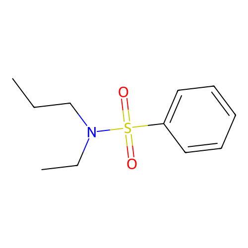 N-ethyl-N-propylbenzenesulfonamide structure