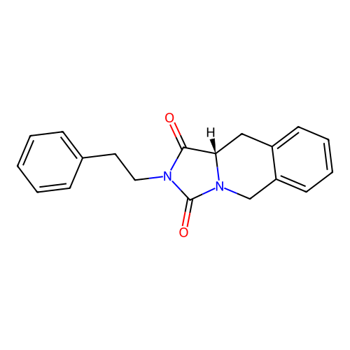 (S)-2-phenethyl-10,10a-dihydroimidazo[1,5-b]isoquinoline-1,3(2H,5H)-dione structure