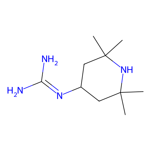 1-(2,2,6,6-Tetramethylpiperidin-4-yl)guanidine structure
