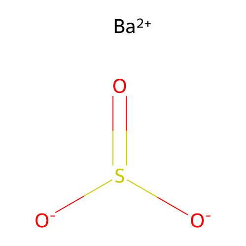 亚硫酸钡 structure