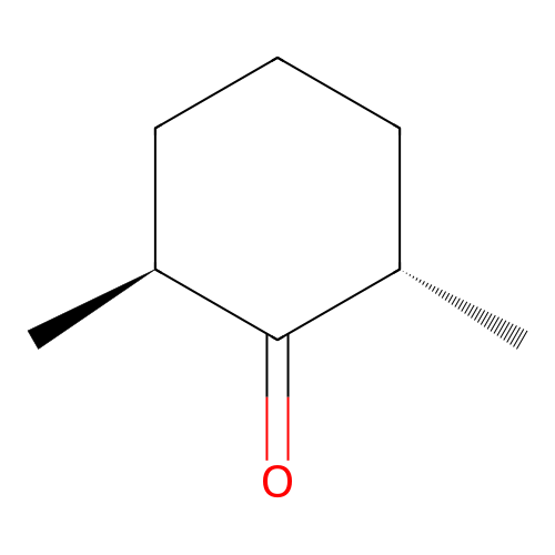 2beta,6alpha-Dimethylcyclohexanone structure