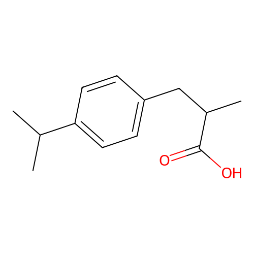 2-Methyl-3-[4-(propan-2-yl)phenyl]propanoic acid structure