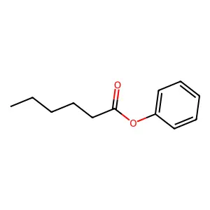 Phenyl hexanoate structure