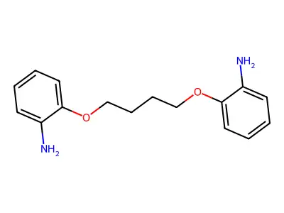 2-[4-(2-Aminophenoxy)butoxy]aniline structure