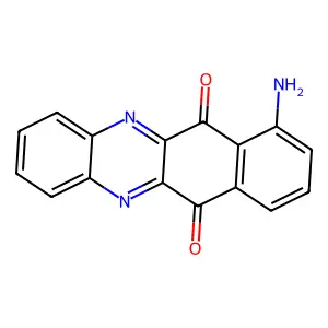 7-Aminobenzo[b]phenazine-6,11-dione structure