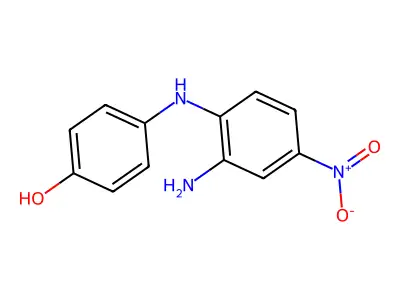 4-(2-Amino-4-nitroanilino)phenol structure