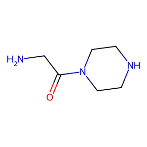 Piperazine, 1-(aminoacetyl)- structure