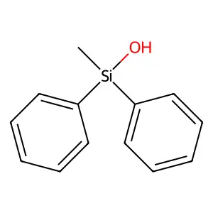 Silanol, 1-methyl-1,1-diphenyl- structure