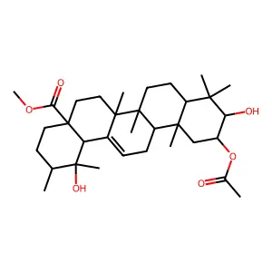Methyl 2-acetyltormentate structure