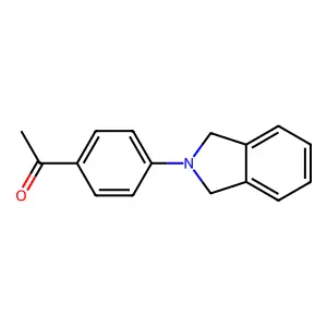 1-(4-(Isoindolin-2-yl)phenyl)ethanone structure